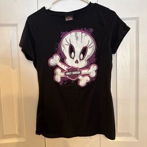 Harley Davidson Twin Cities LOONEY TUNES Women’s Tee. Like new.